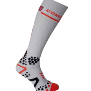 Compressport medias blancas con colores