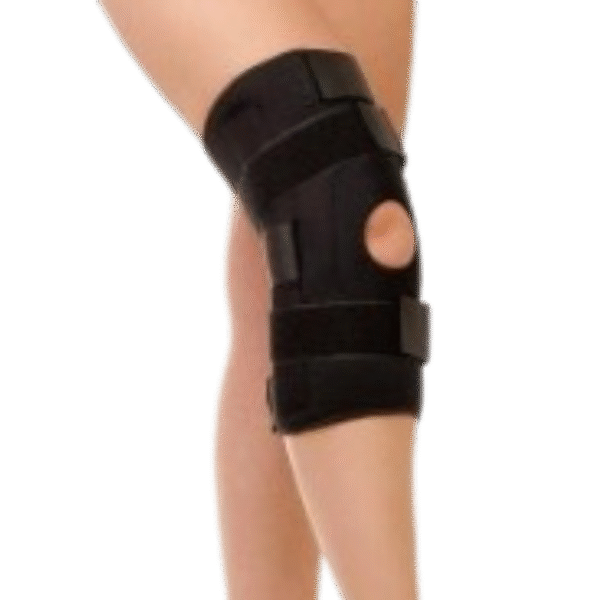 Brace de rodilla con férulas laterales