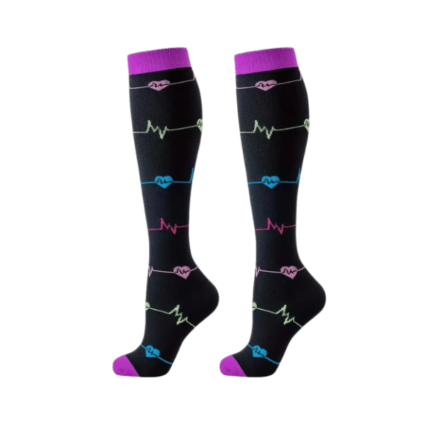 medias de compresión pantorrilla con diseños